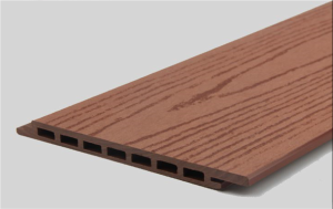 Harga kompetitif kalis air kayu WPC komposit plastik Wall Cladding 145x24.5mm